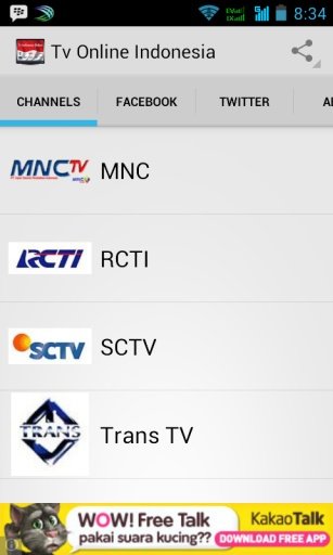 Tv Online Indonesia截图3