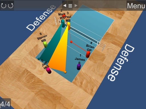 Volleyball TactiX 3D截图3