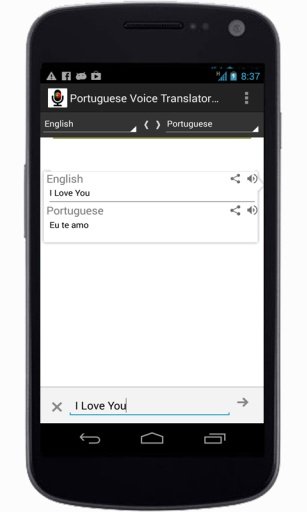 Portuguese Voice Translator截图2