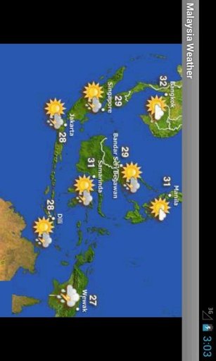 Malaysia Weather Widget截图2