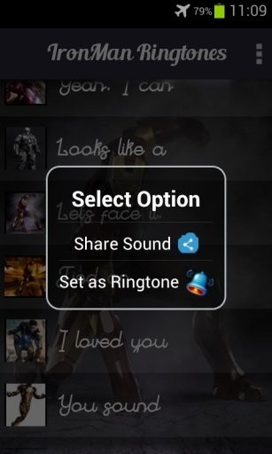 IronMan Ringtones截图2