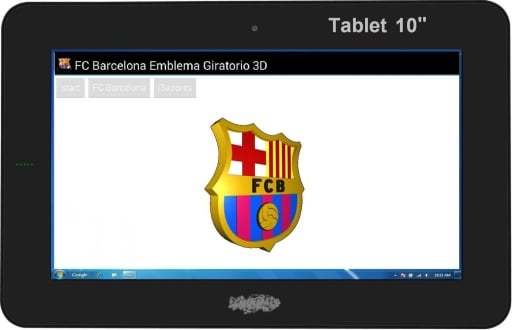 FC Barcelona Emblema Giratorio 3D截图4