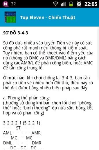 Top Eleven - Chiến thuật截图5