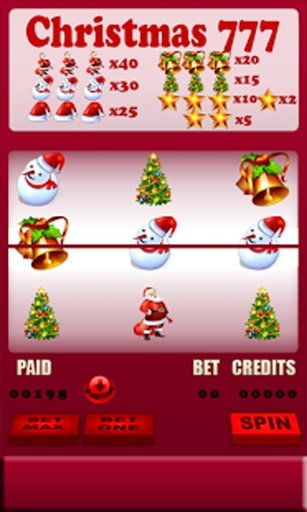 Christmas Slot Machine截图2