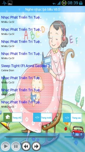 Nghe nhạc b&agrave; bầu截图3