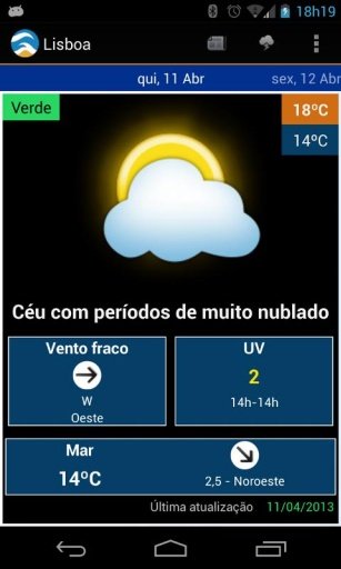 meteo@ipma Beta截图3