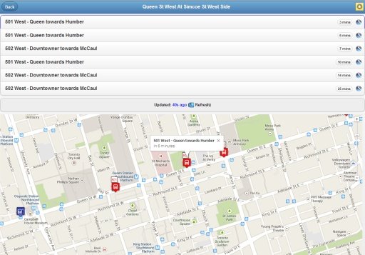 TTC Bus Tracker截图4