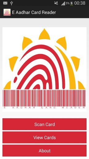 E Aadhar Card Reader截图2