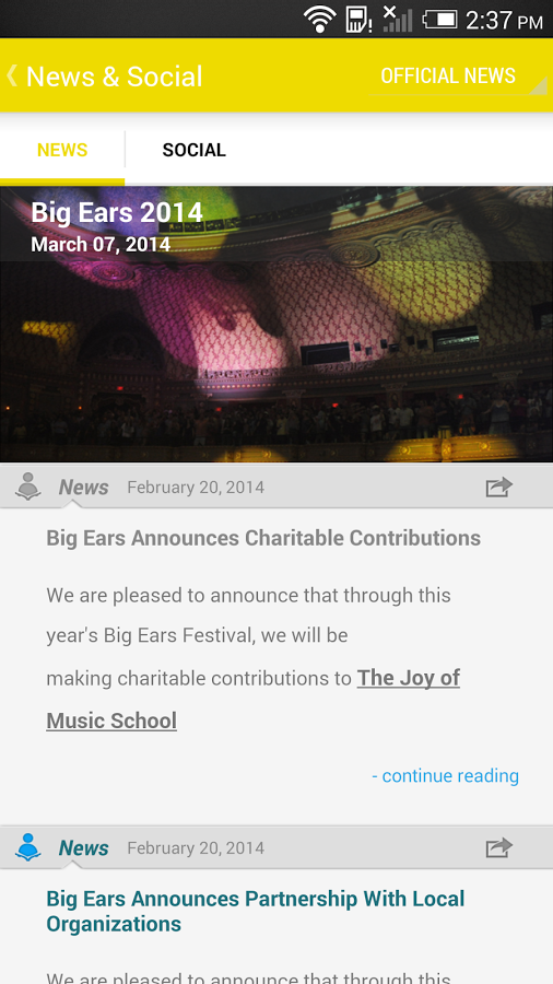 Big Ears Festival截图3