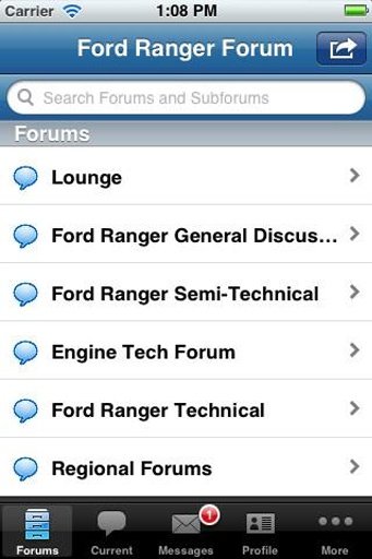 Ford Ranger Forum App截图3