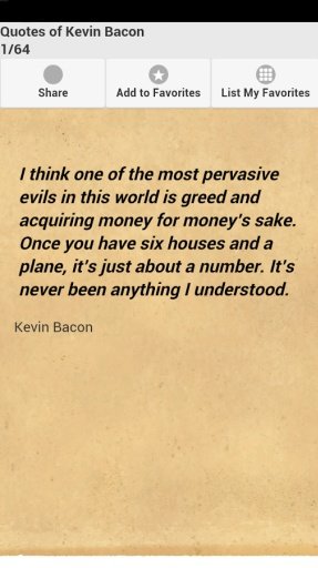 Quotes of Kevin Bacon截图2