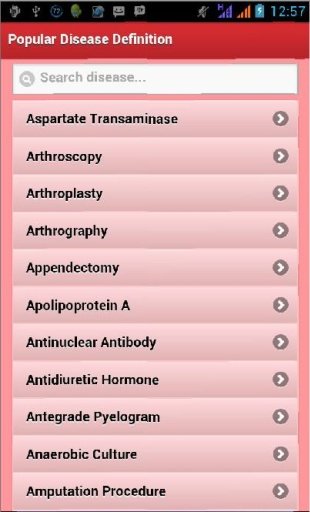 Popular Disease Definition截图2