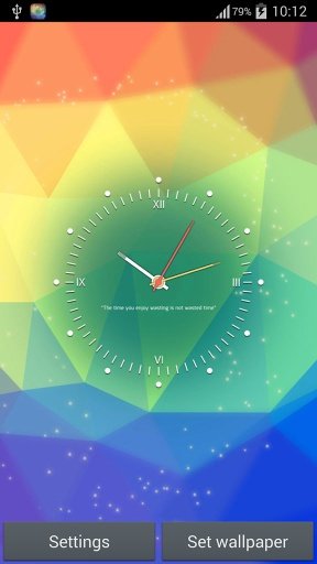 Clock Live Wallpaper for S5截图6