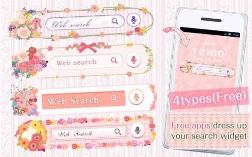 Kawaii Widget『flower bouquet』截图3