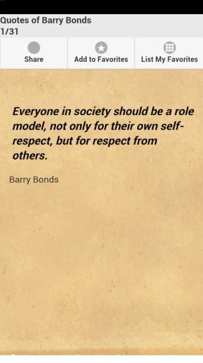 Quotes of Barry Bonds截图3