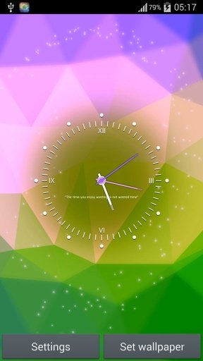 Clock Live Wallpaper for S5截图5