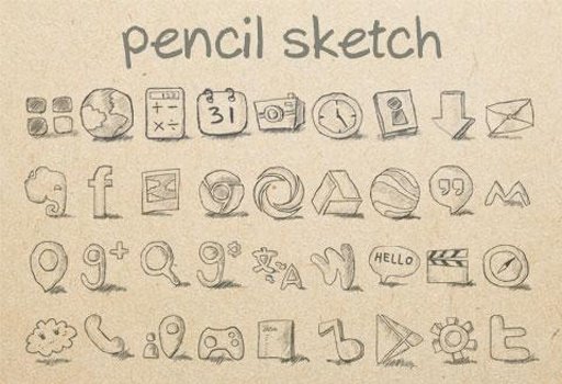 Pencil Sketch Theme截图1