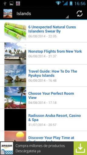 Travel Magazines RSS reader截图2