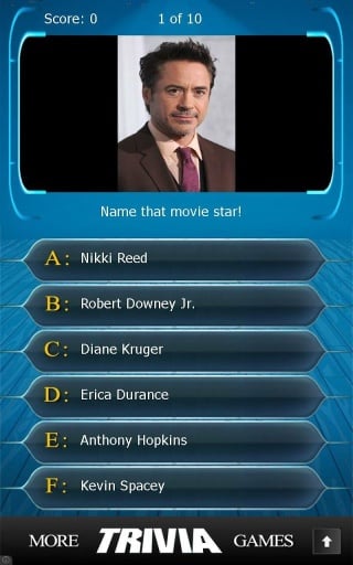 Name that Movie Star Trivia截图3