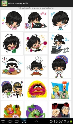 Sticker Cute Friendly截图4