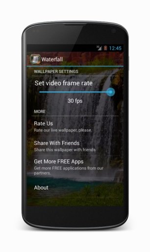 Waterfall live wallpaper HD截图2