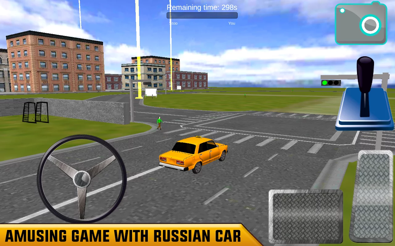 Russian Taxi Sim 3D截图5