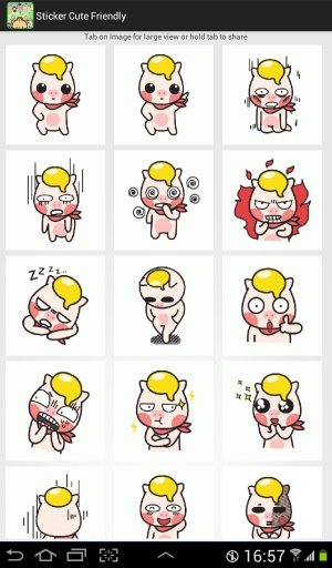 Sticker Cute Friendly截图2