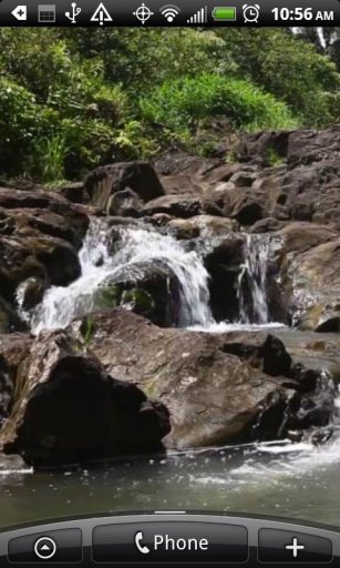 Rocky Waterfalls Live Wallpaper截图2