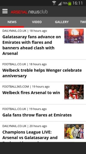 Arsenal FC News Club截图3