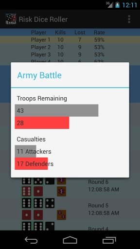 Risk Dice Roller截图2