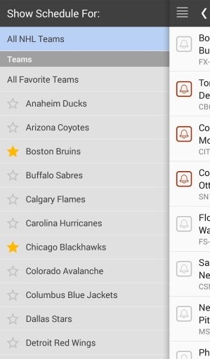 NHL Hockey Schedule截图6