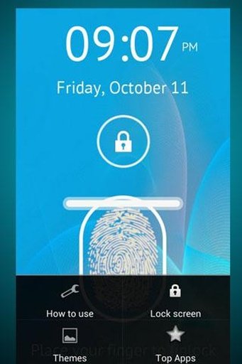 screen lock finger scanner截图1