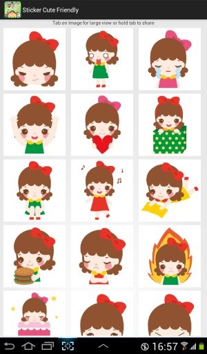 Sticker Cute Friendly截图5