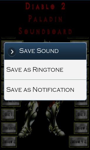 Diablo 2 Paladin Sound Board截图2