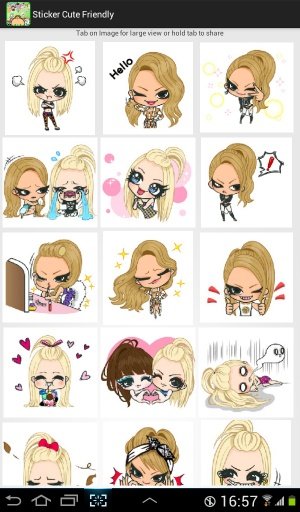 Sticker Cute Friendly截图3