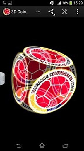 3D Colombia Football LWP截图3