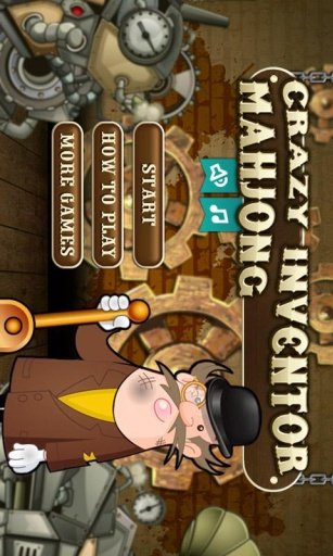 Crazy Inventor Mahjong Free截图3