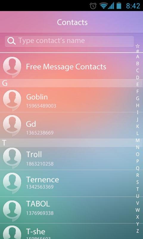 GO SMS Pro Light Theme EX截图5