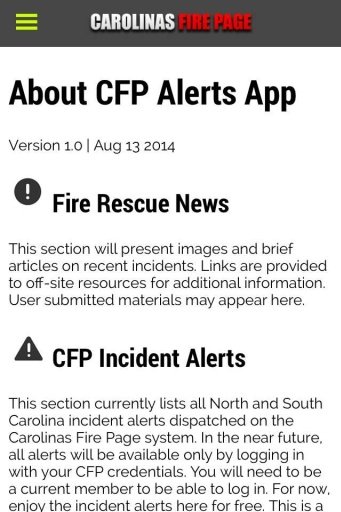 CFP Alerts截图1