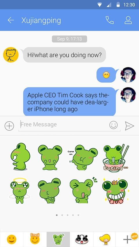 GO SMS PRO SINBAWA STICKER截图8