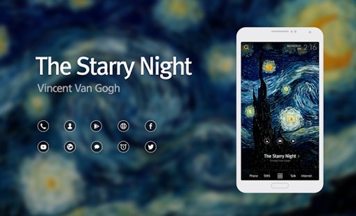 Van Gogh Buzz Launcher Theme截图3