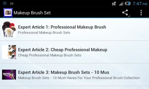 Makeup Brush Set - Reviews截图1