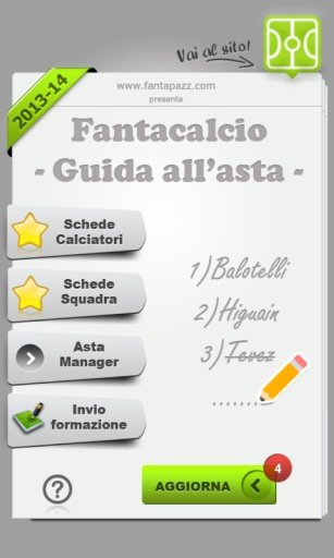 Guida Asta Fantacalcio 2013-14截图4