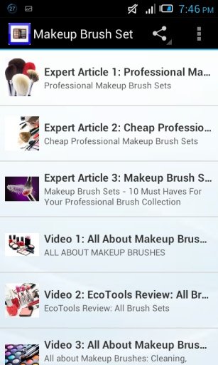 Makeup Brush Set - Reviews截图6