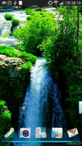 Wonderfully Waterfall Live Wallpaper截图1