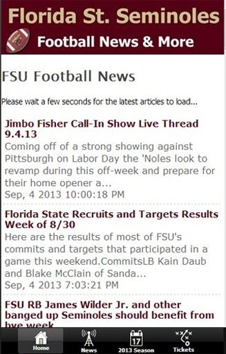 FSU Football News截图2