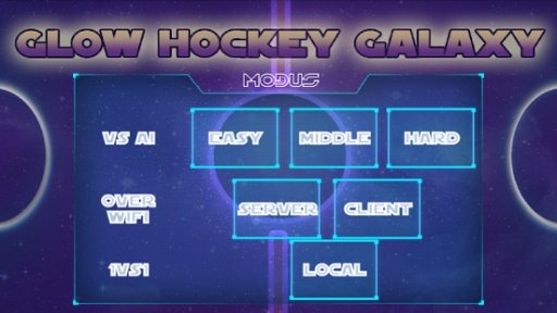 Glow Hockey Galaxy Multiplayer截图8