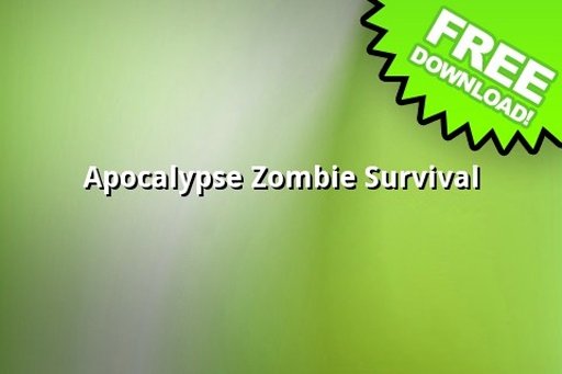 Apocalypse Zombie Survival截图1