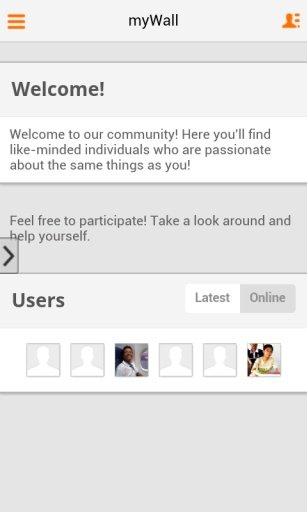 myWall Social Network截图1