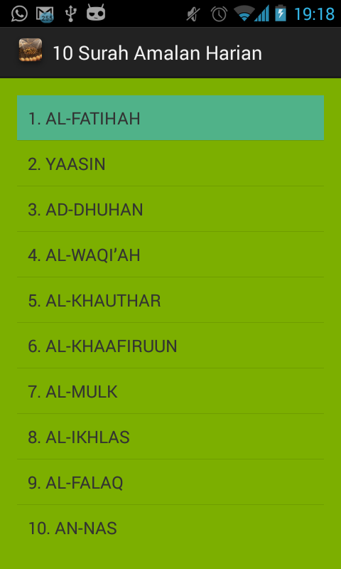 10 Surah Amalan Harian截图2